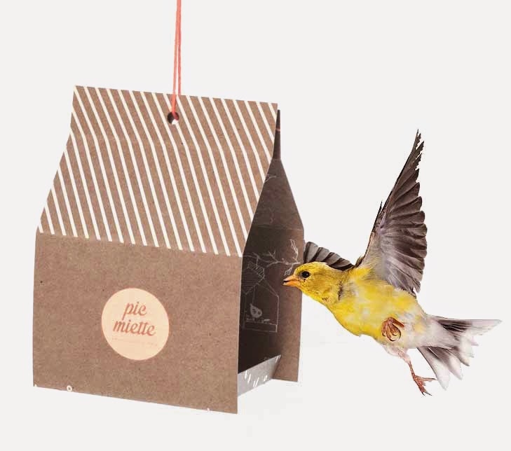 Packaging, mangeoire pour oiseau
