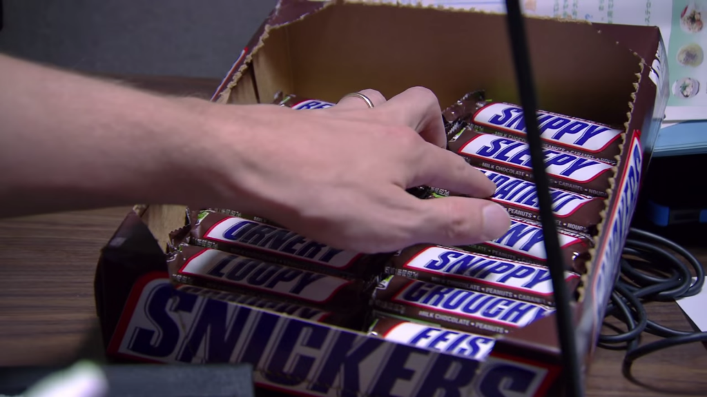 Personnalisation du packaging par Snickers