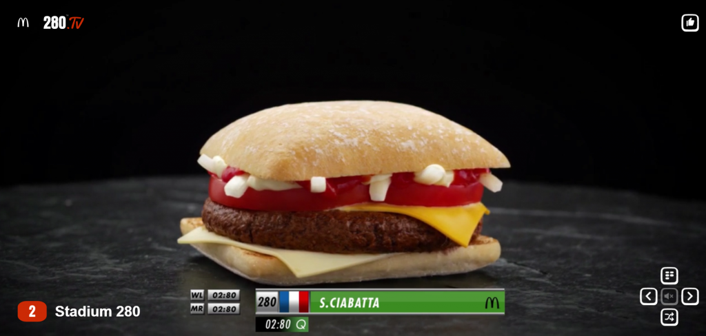 McDonald's, le burger sur la chaîne SPORT