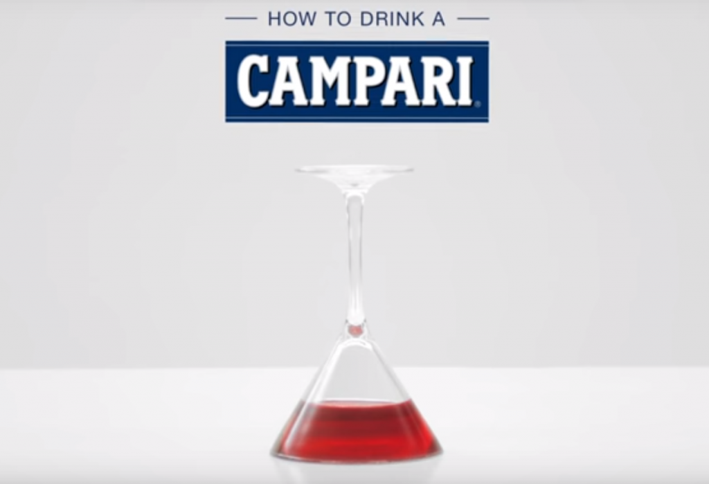Campagne de communication pour les cocktails Campari