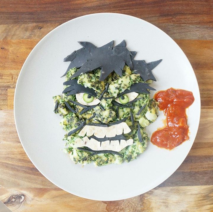 Assiette food Hulk