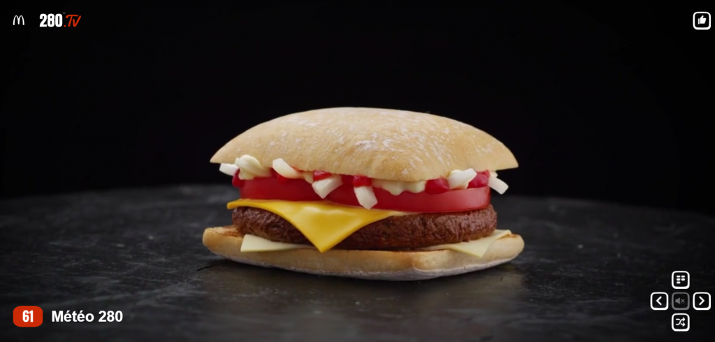 McDonald's, le burger sur la chaîne METEO