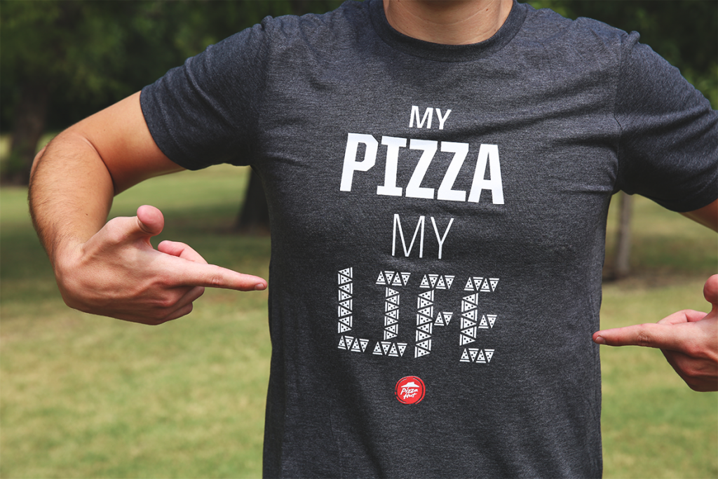 Le tee-shirt Pizza Hut