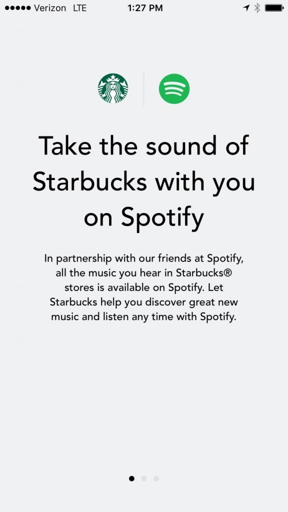 Take the sound avec Starbucks x Spotify