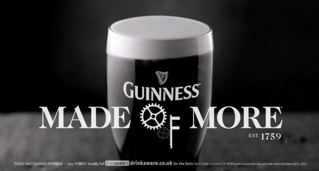Guinness lance sa campagne “Made of More”