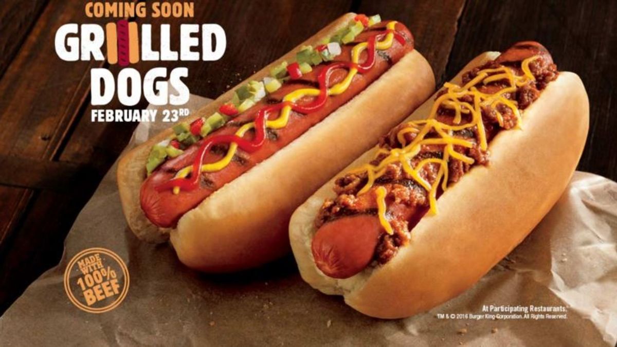 Burger King lance ses hot dogs 