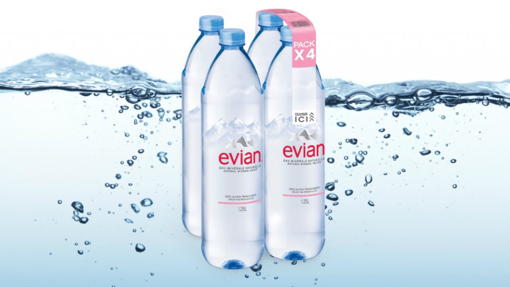 Les bouteilles innovantes d'Evian
