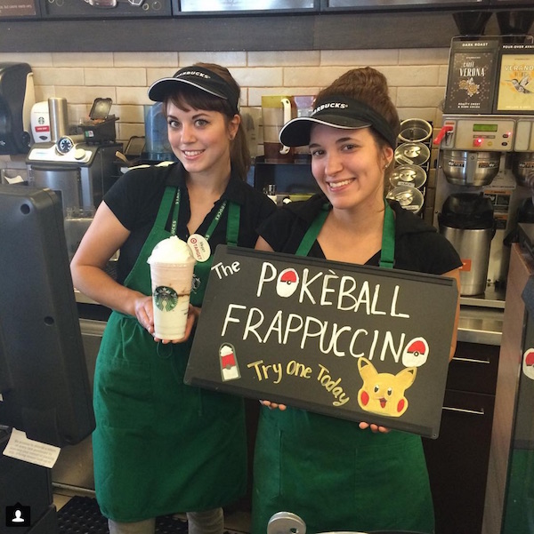 Le Frappuccino Pokemon Go, partenariat entre Starbucks et Pokemon Go