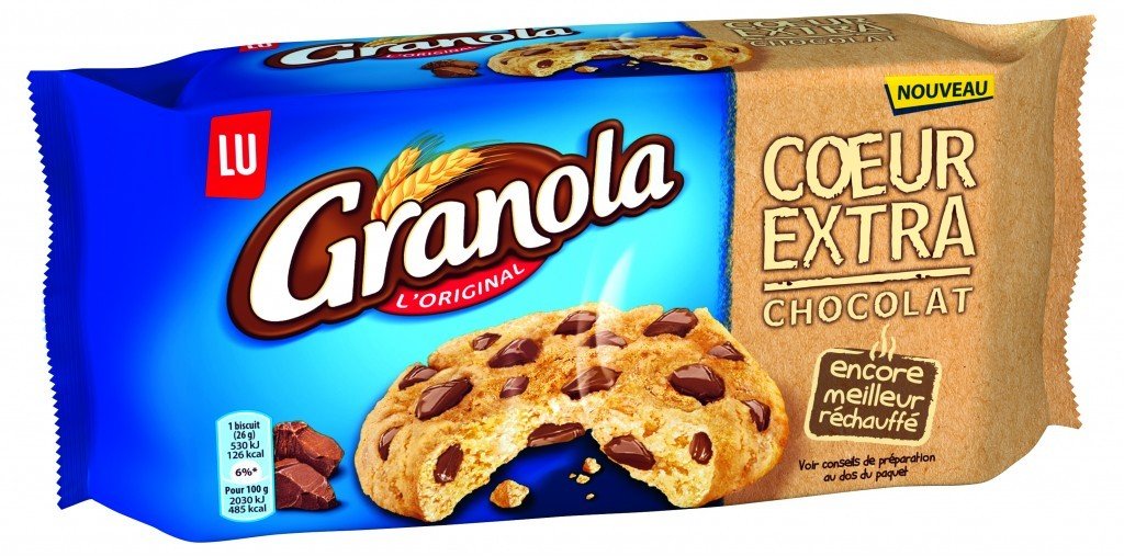 Le nouveau cookie de Granola avec son cœur extra tendre