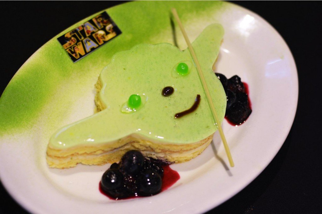 Un gâteau Yoda de Star Wars