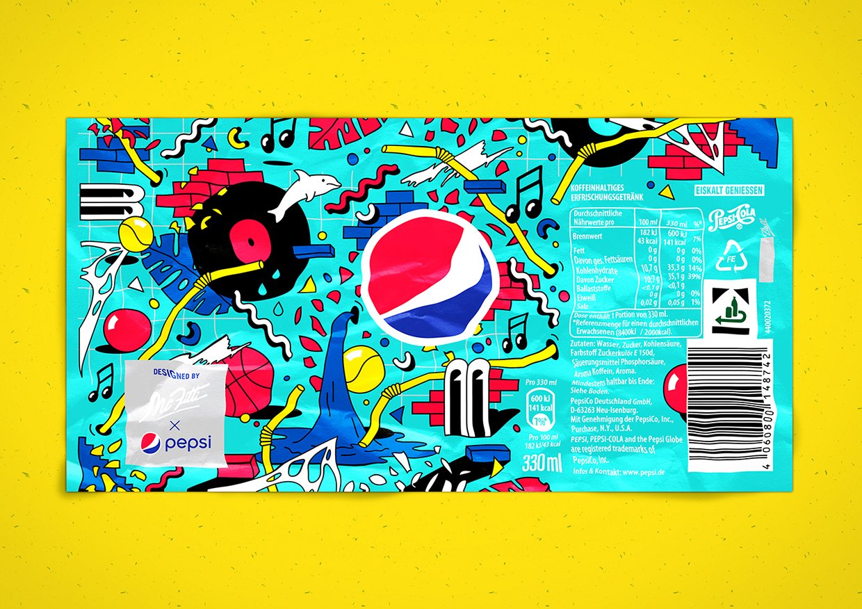 L'étiquette de Pepsi Germany par We Are Buero