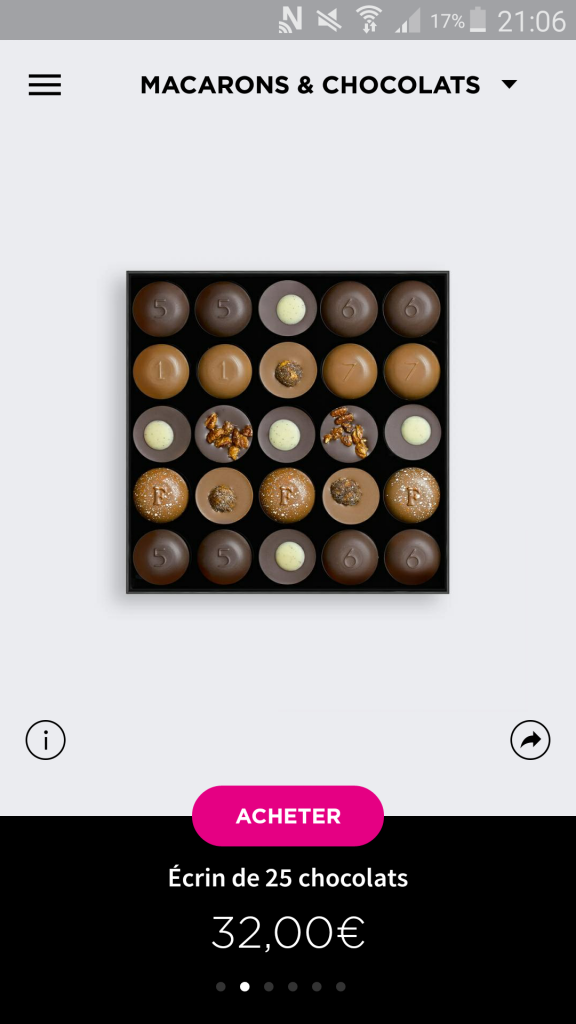 Les chocolats Fauchon