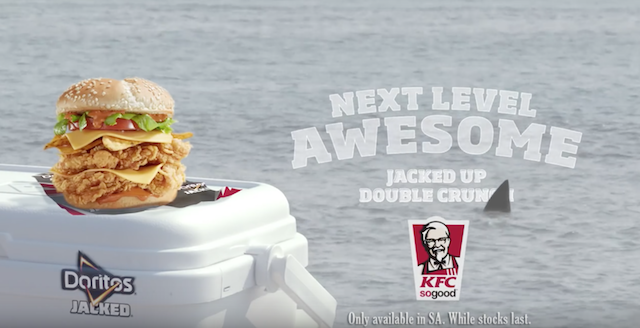 Le burger aux Doritos par KFC