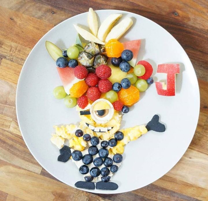 Assiette food Minion