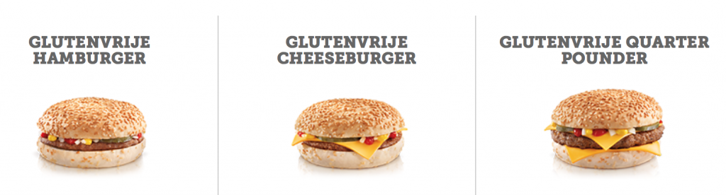 Des burgers sans gluten à McDonald's