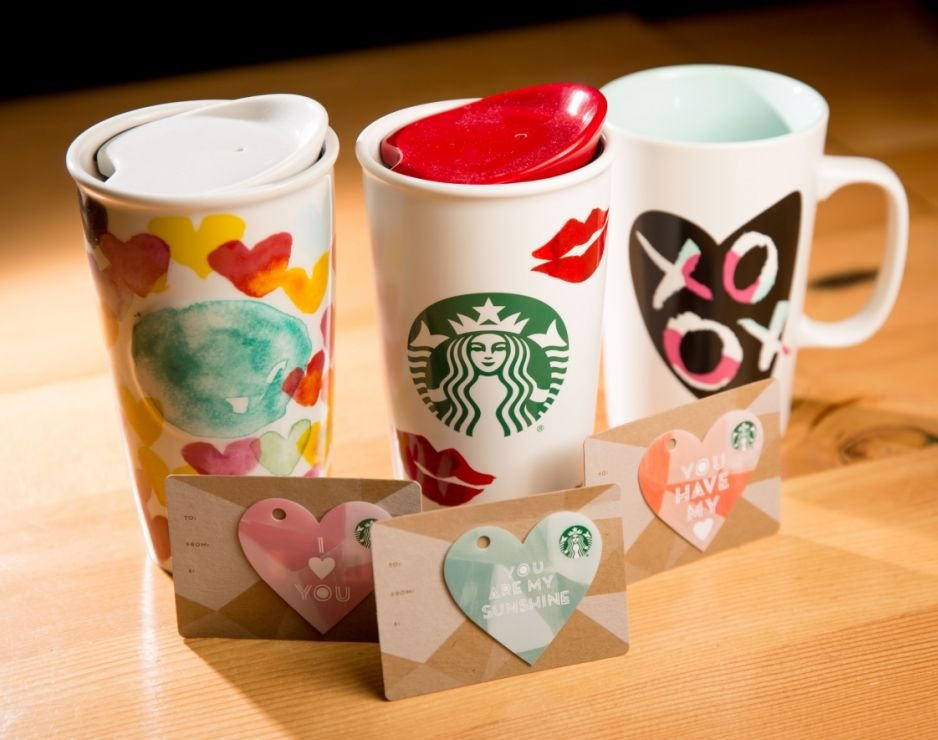 Starbucks saint valentin