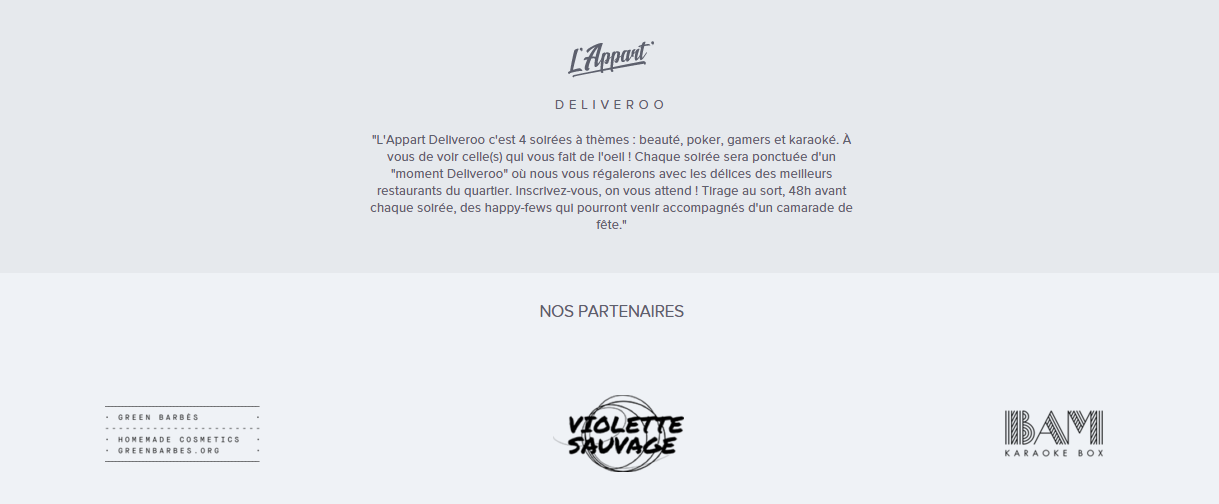 L'Appart Deliveroo
