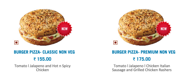 burger pizza