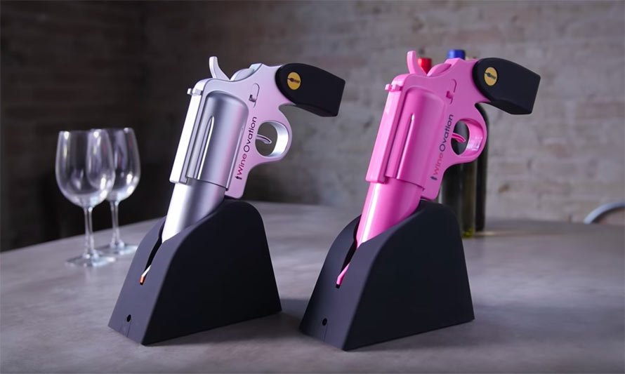 WineOvation, le tire-bouchon pistolet